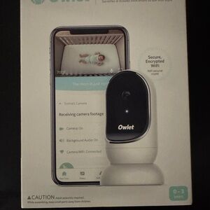 Owlet Baby Monitor with Black and White Design